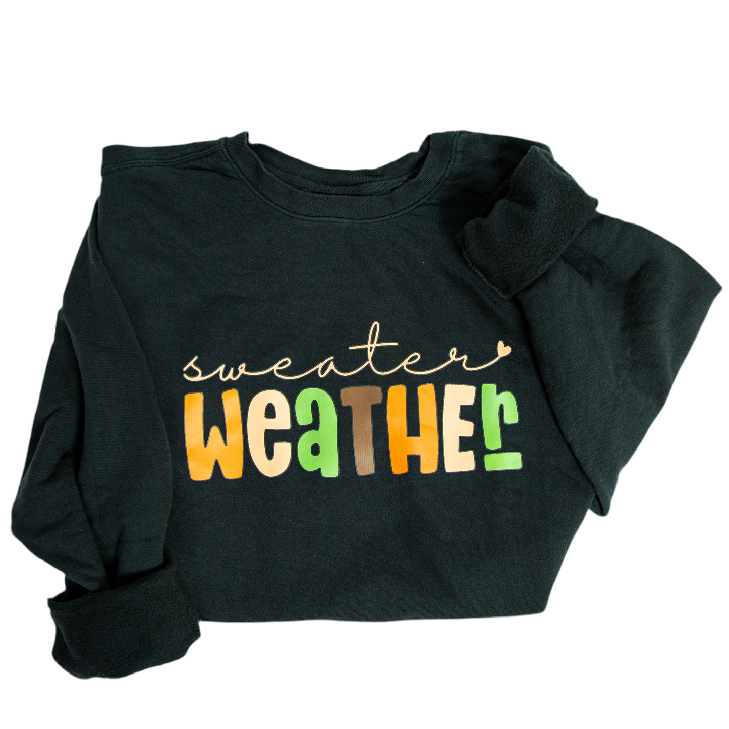 Sweater Weather Crewneck – Black