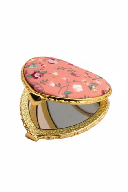 Floral Compact Mirror