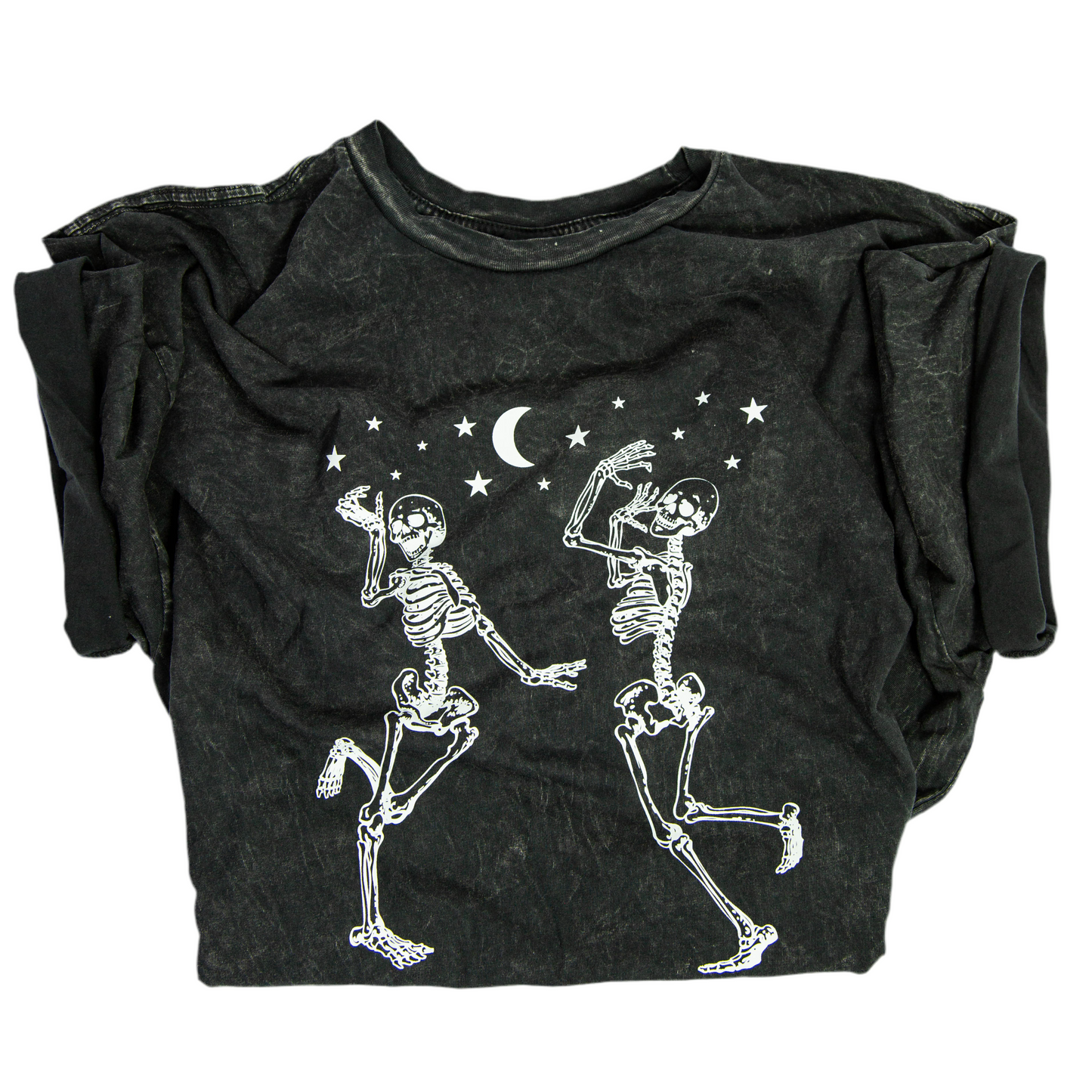 Skellies Under the Moon Tee – Mineral Black