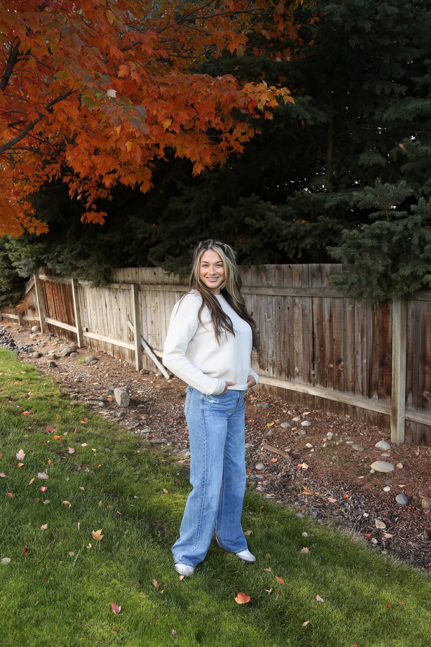 Classic Cream Crewneck Sweatshirt