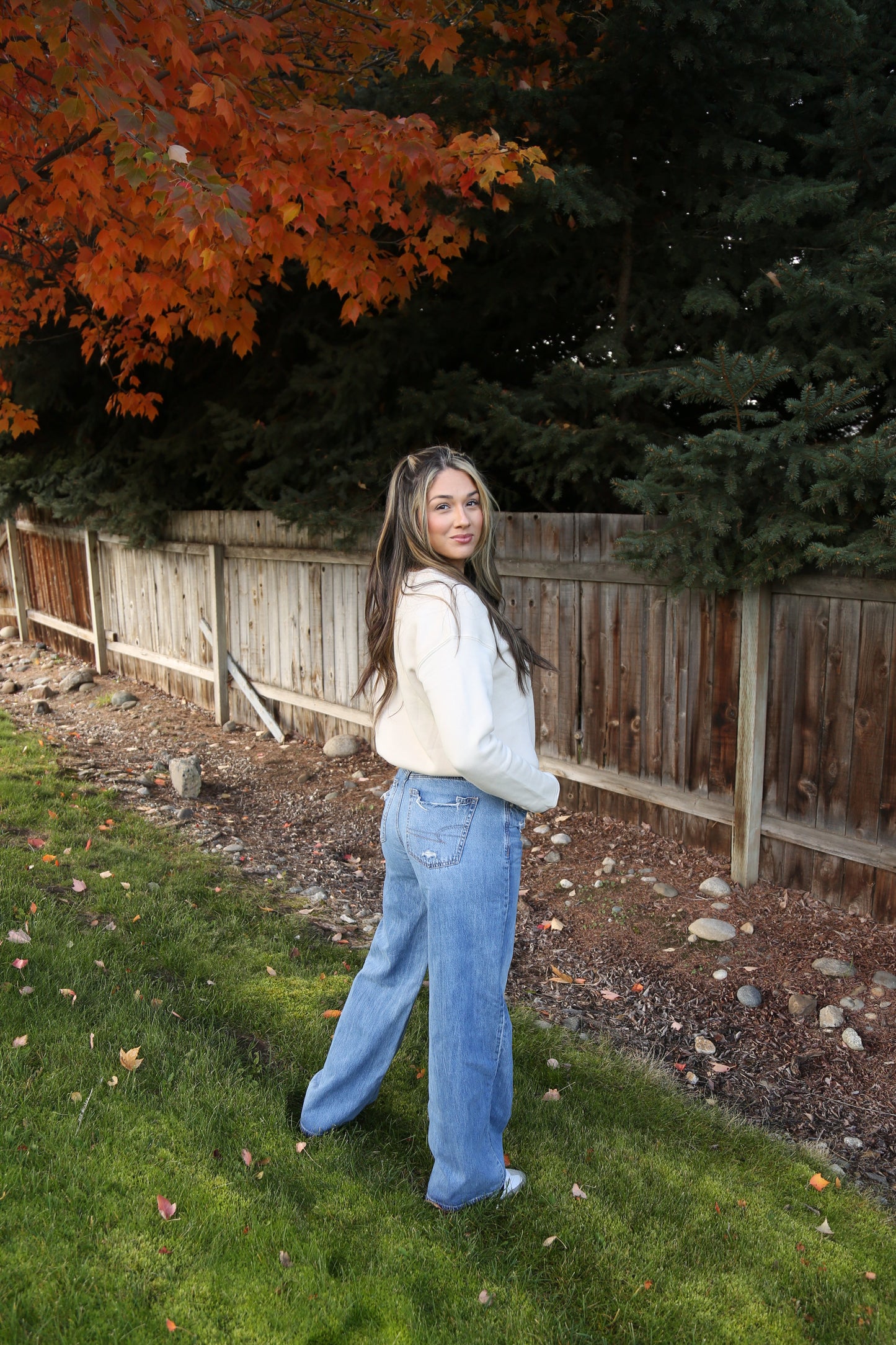 Classic Cream Crewneck Sweatshirt