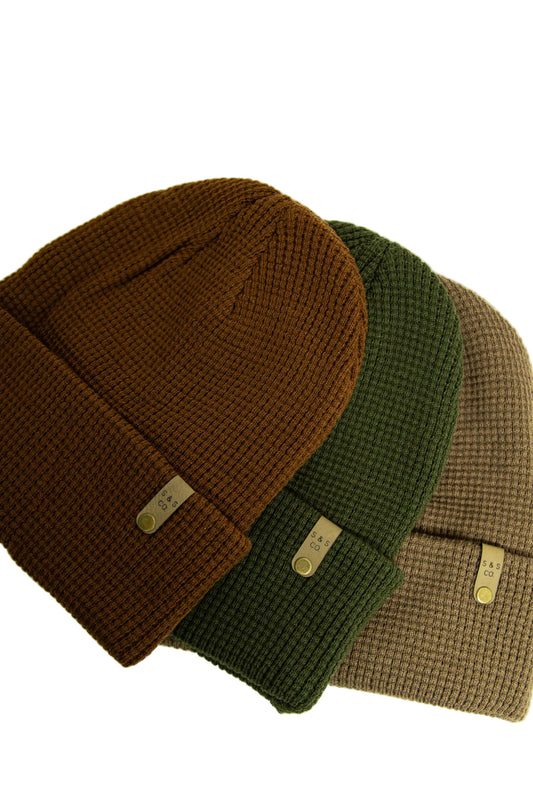 Soft Ribbed Knit Beanies Hat