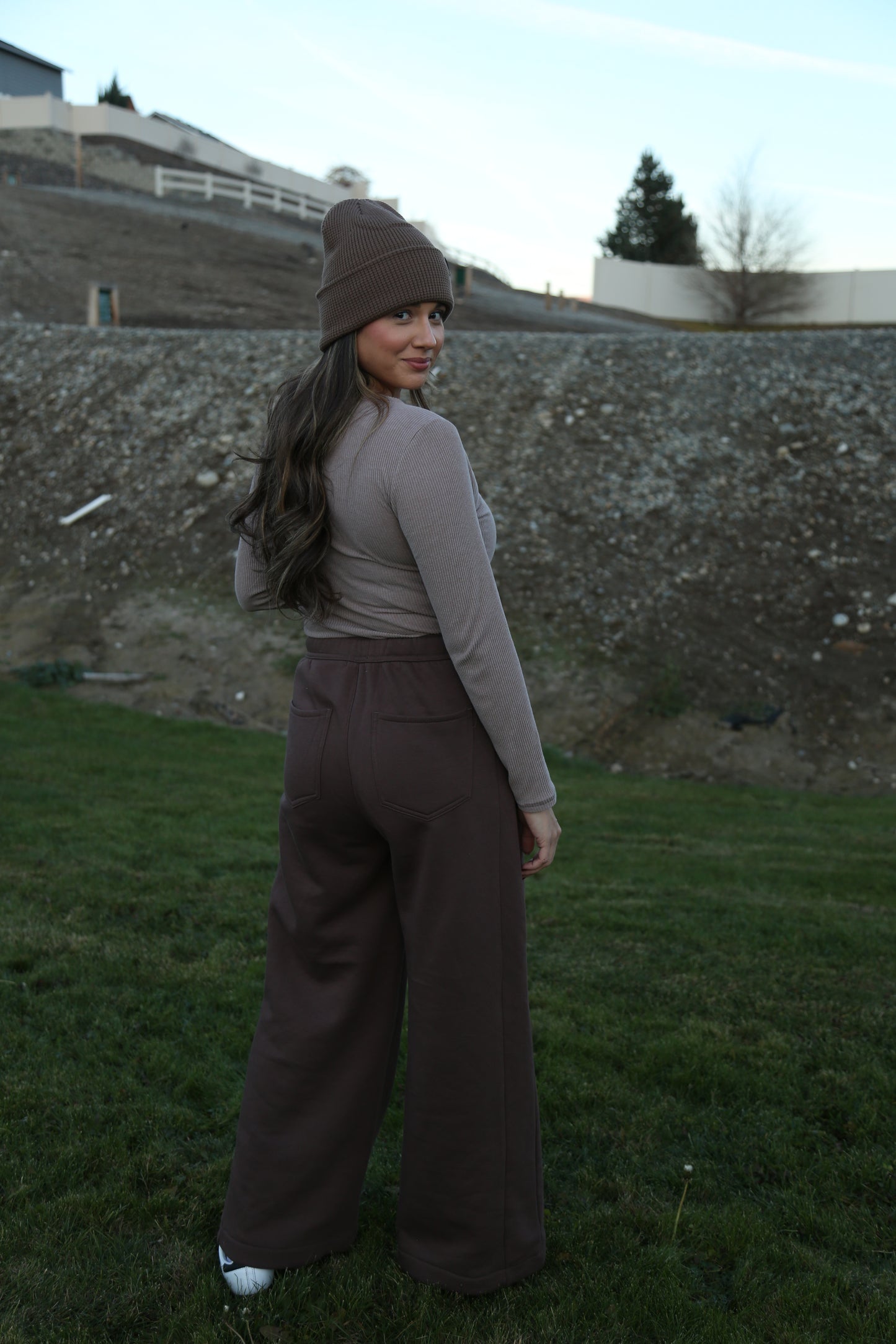 High Rise Relaxed Wide Leg Sweatpants