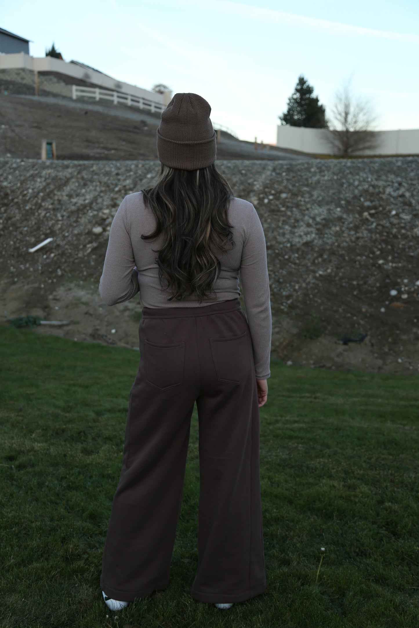 High Rise Relaxed Wide Leg Sweatpants