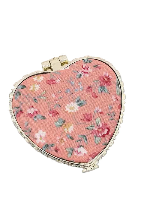 Floral Compact Mirror